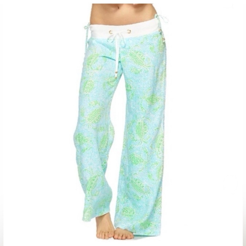 Lilly Pulitzer linen beach pants